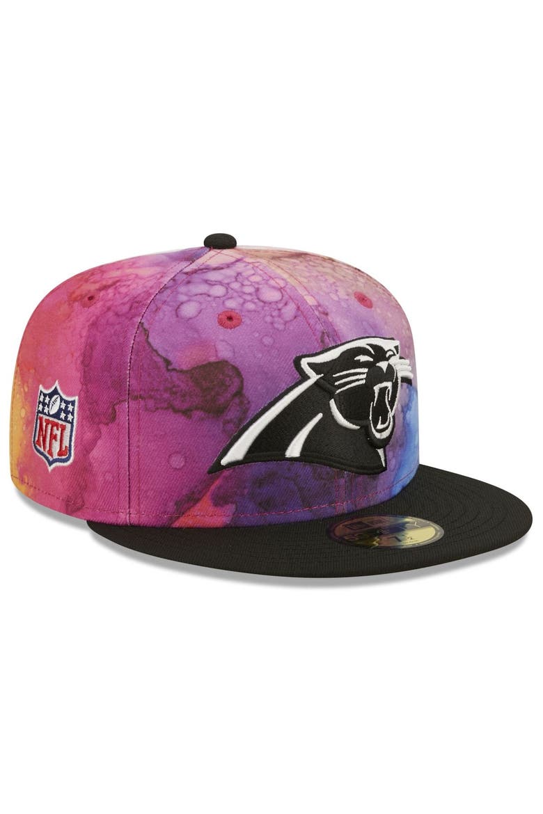 Men's New Era Pink/Black Carolina Panthers 2022 NFL Crucial Catch 59FIFTY Fitted Hat, Main, color, Pink