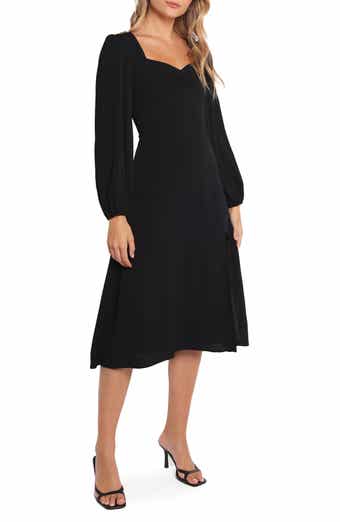 Petal & Pup Franklin Long Sleeve Midi Dress