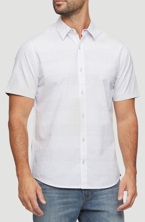 Duncanville Dobby Stripe Cotton Shirt