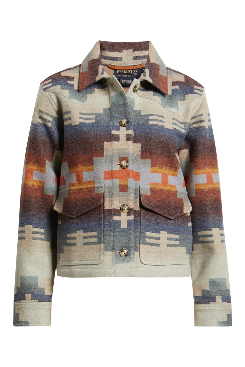 Dakota Wool Western Jacket, Alternate, color, SHIPROCK BLUE MIX