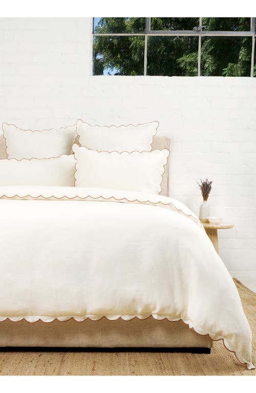 Pom Pom At Home Kelly Linen Duvet Cover In Neutral