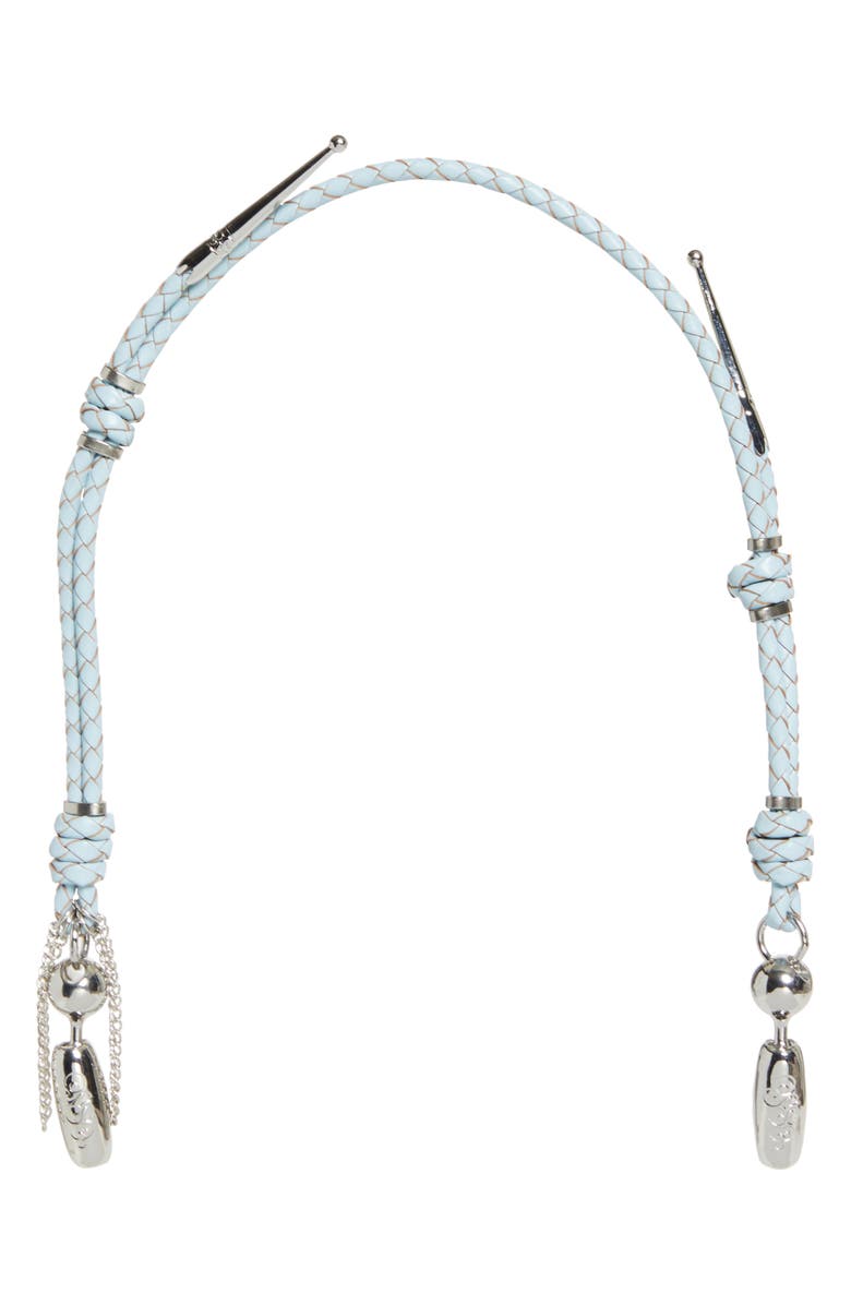 ossa Leather Bolo Wrist Strap for iPhone Case, Main, color, Cornflower Blue