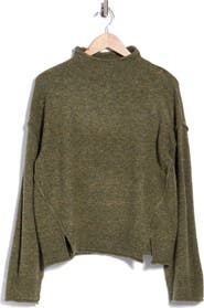 MAX STUDIO Tweedy Turtleneck Sweater