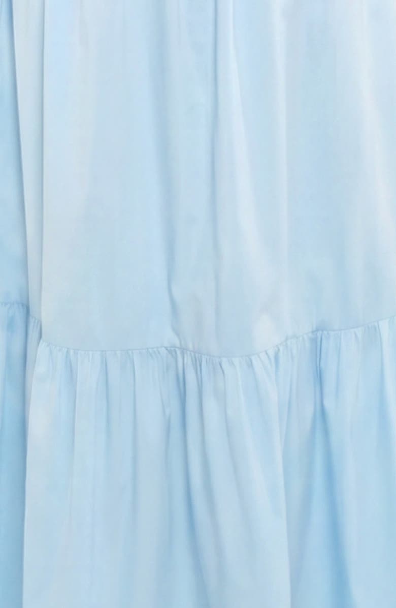 The Lulo Project The Horizon Belted Ruffle Hem Sleeveless Maxi Dress, Alternate, color, 