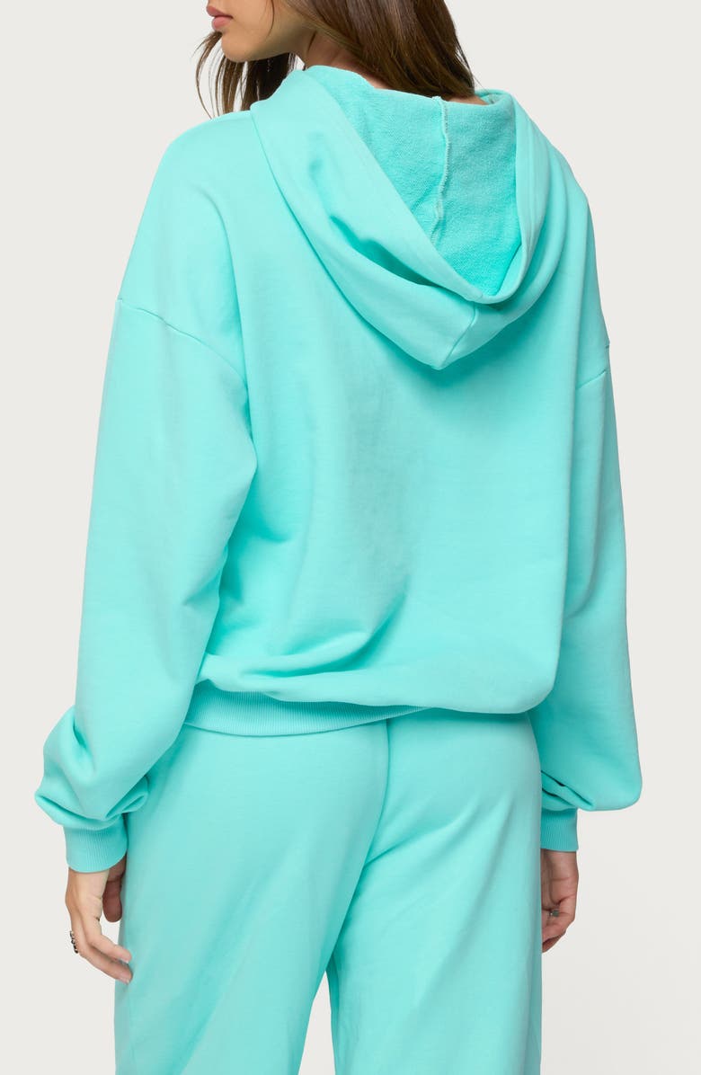 EDIKTED Oversize Hoodie, Alternate, color, Aqua