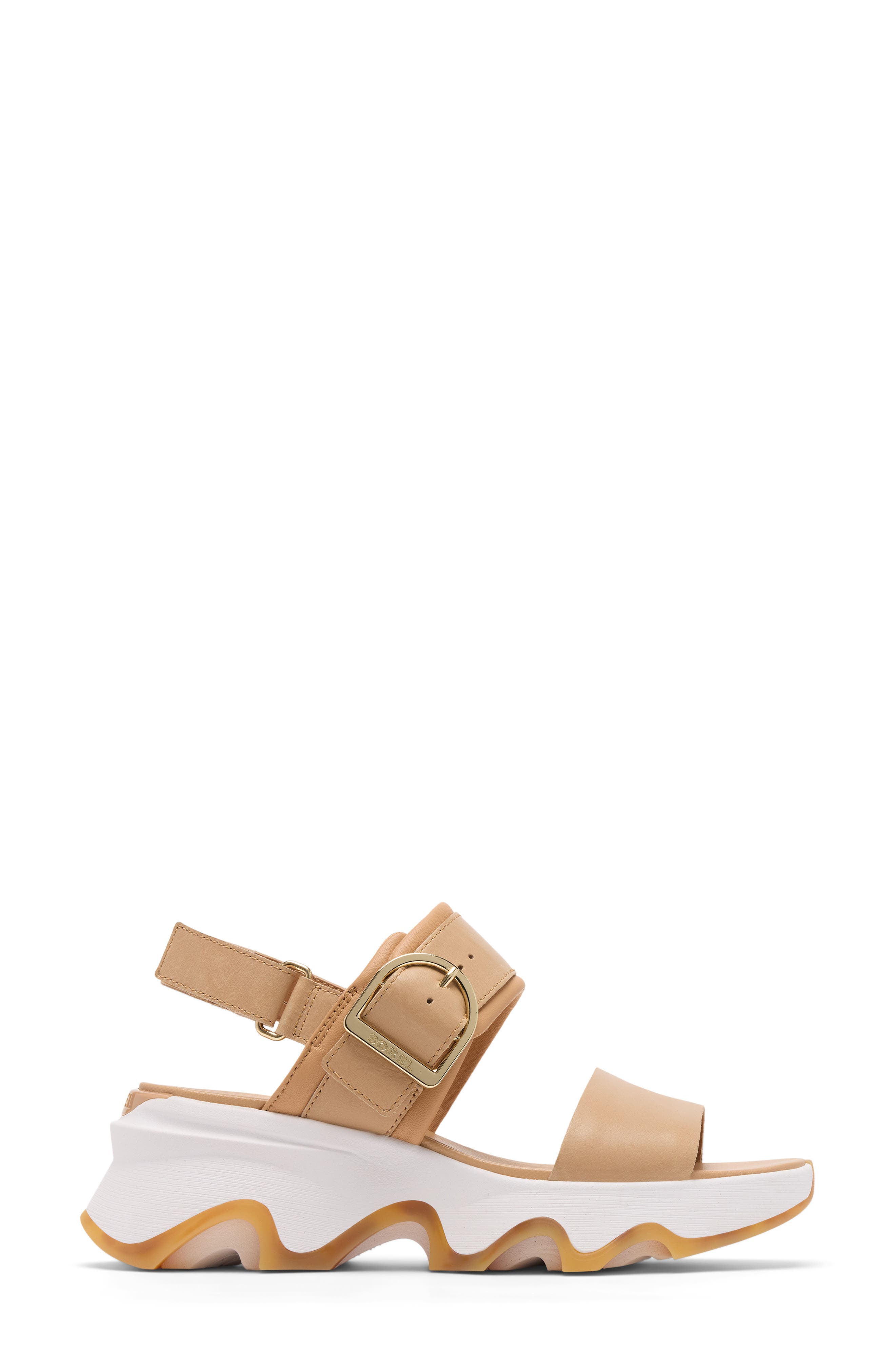 SOREL Kinetic Impact Wedge Slide Sandal, Alternate, color, Honest Beige/ Sea Salt