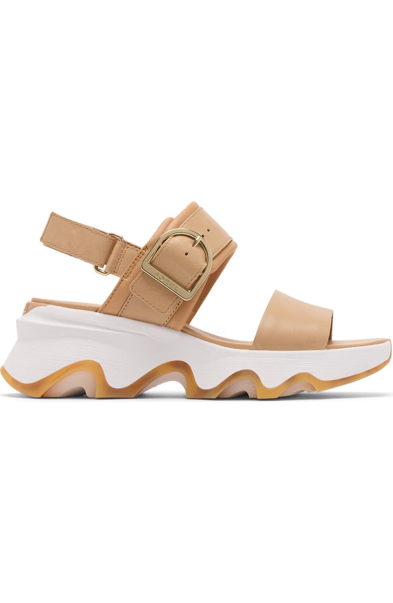 SOREL Kinetic Impact Wedge Slide Sandal, Alternate, color, Honest Beige/ Sea Salt
