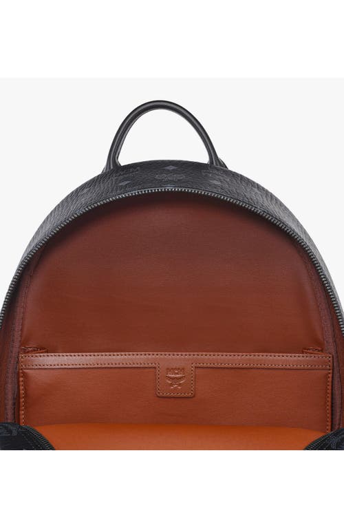 Mcm Small Stark Side Studs Backpack In Black