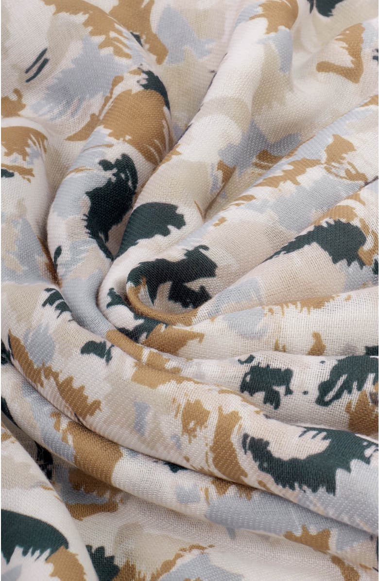 Katie Loxton Printed Scarf, Alternate, color, Terrazo