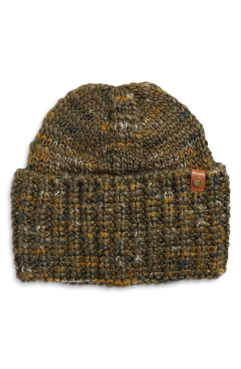 Frye Marled Cuffed Beanie, Main, color, 