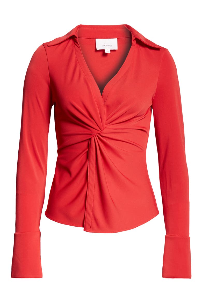 McKenna Long Sleeve Shirt, Alternate, color, CANDY APPLE