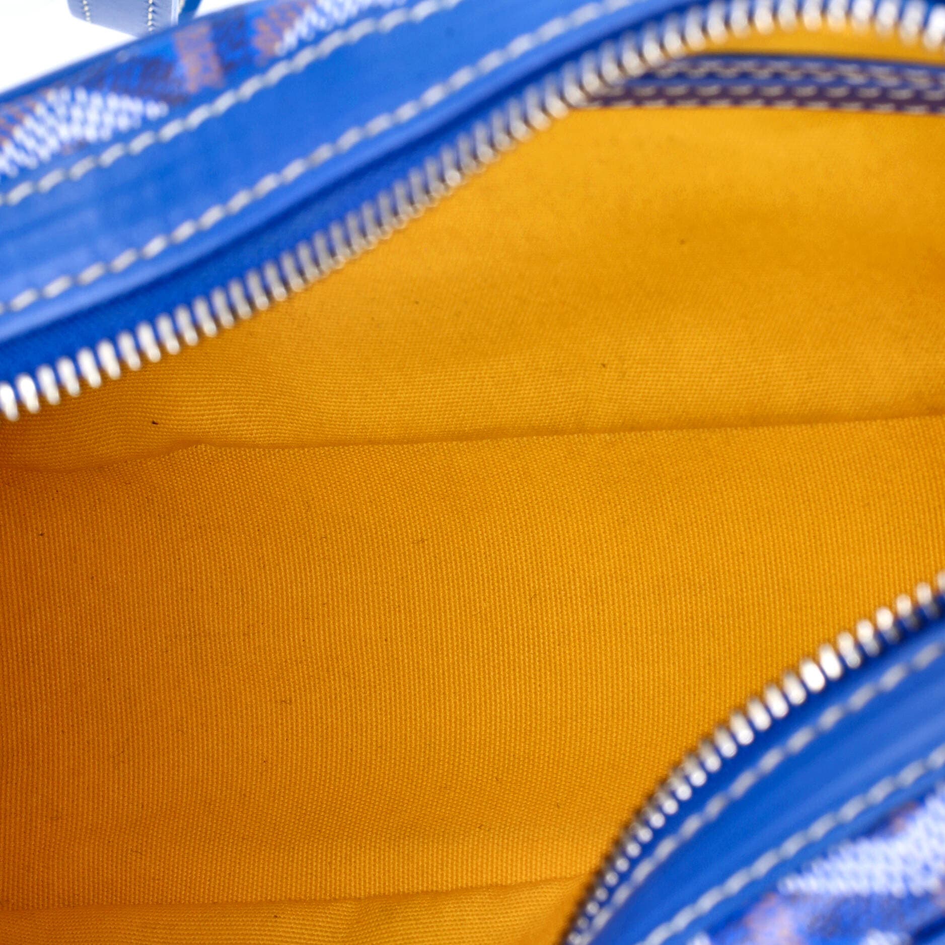 Pre-Owned Goyard Cap Vert Bag Coated Canvas, Alternate, color, Blue