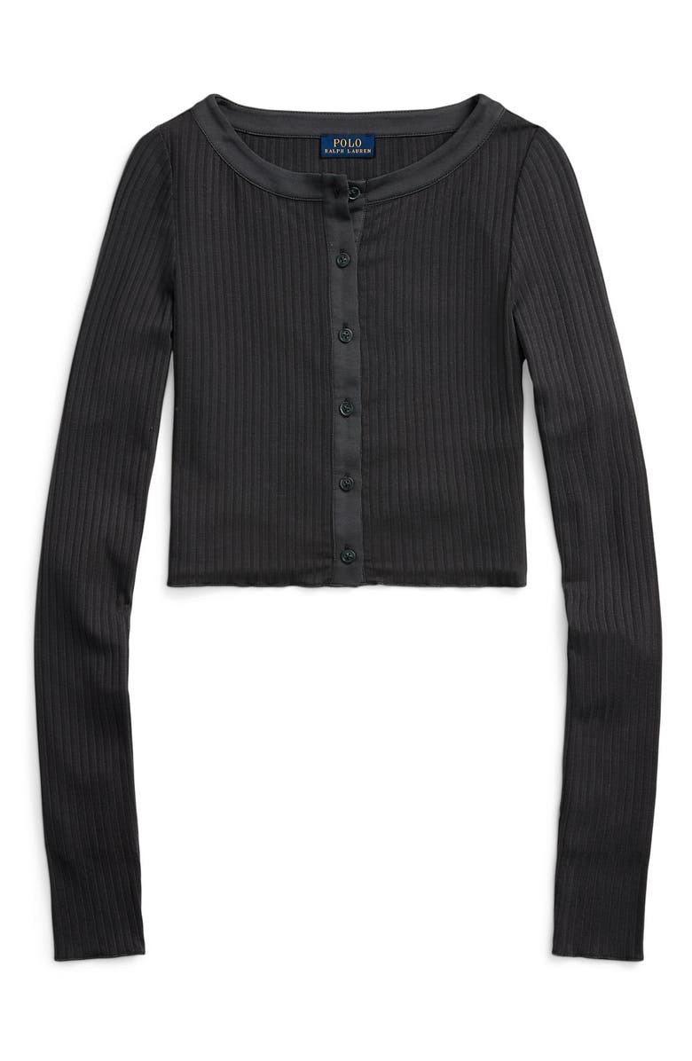 Polo Ralph Lauren Crop Rib Top, Alternate, color,