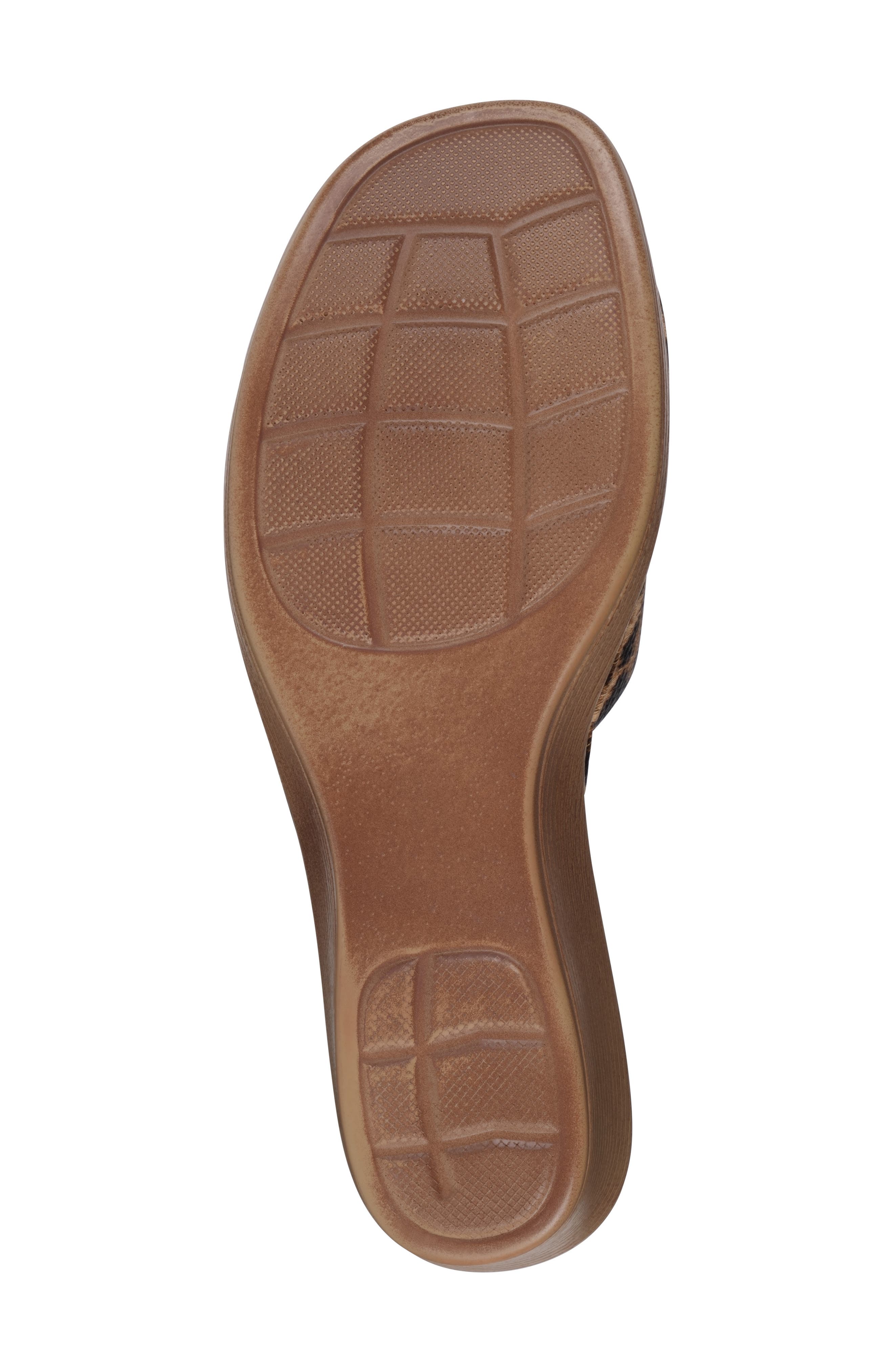 Teri Wedge Sandal, Alternate, color, LEOPARD