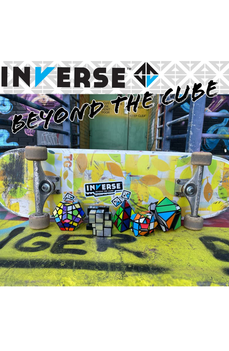 Inverse Stratosfear Twist & Solve Monochromatic Handheld Puzzle, Ages 8+, Alternate, color, Blue