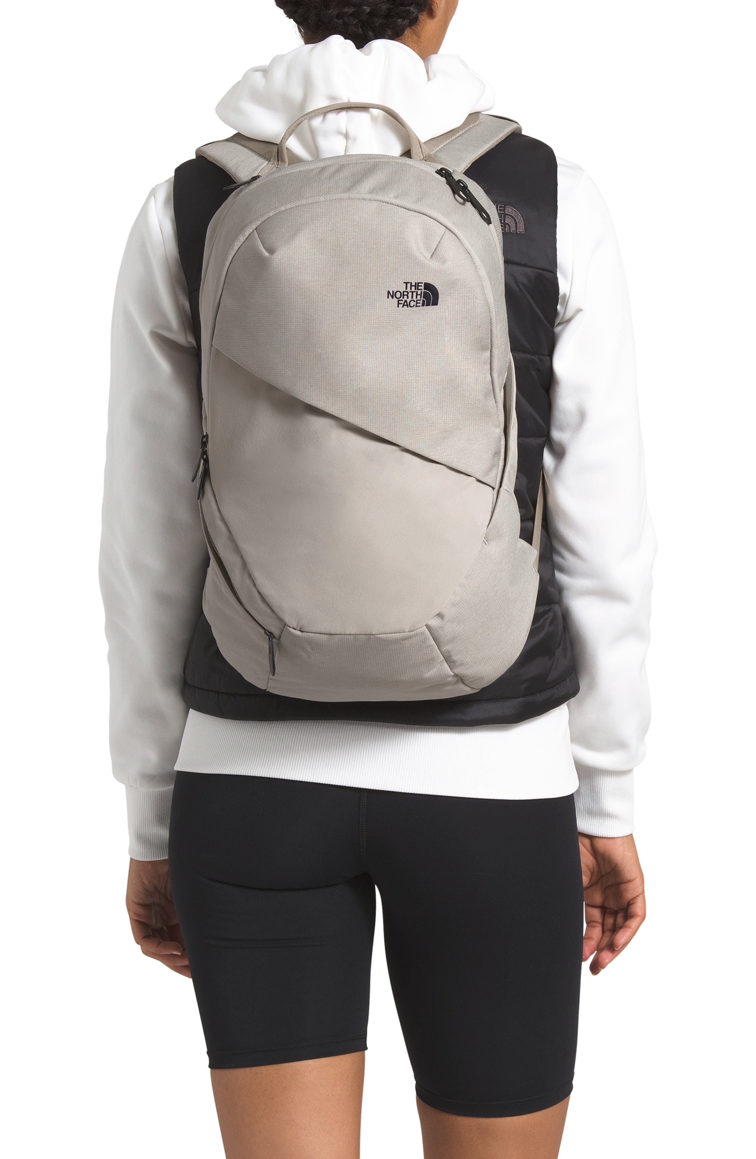 'Isabella' Backpack, Alternate, color, DOVE GREY DARK HEATHER/ BEIGE