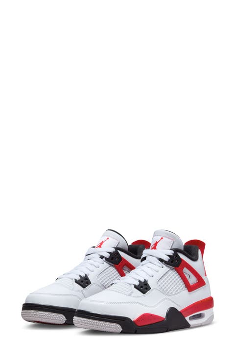 Kids' Air Jordan 4 Retro Basketball Sneaker