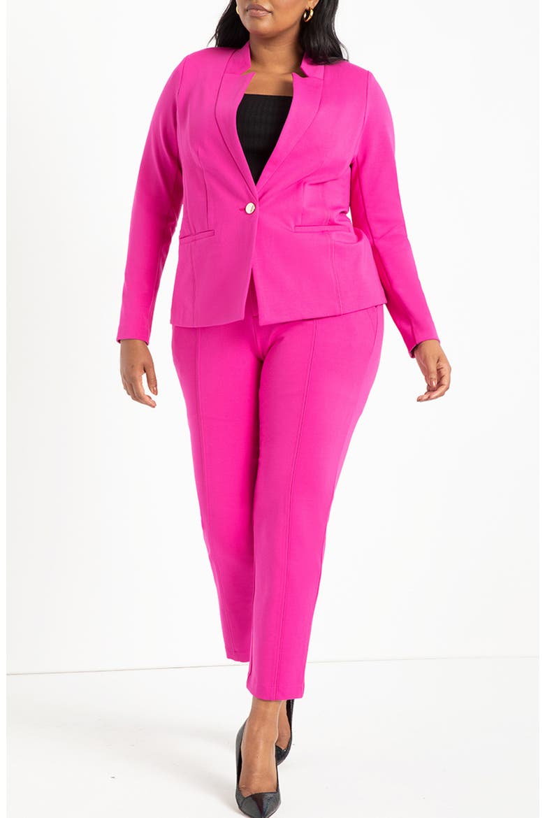 9-to-5 Stretch Blazer, Alternate, color, BERRY