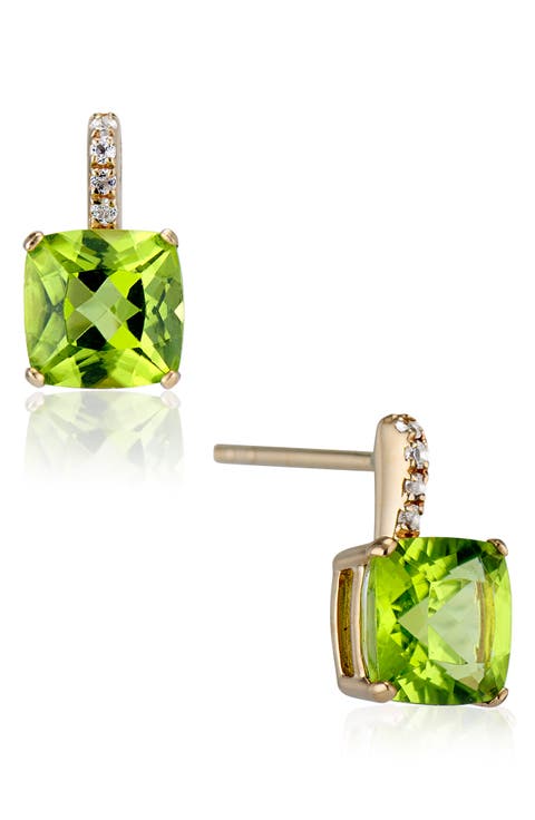 Topaz Pavé Drop Earrings