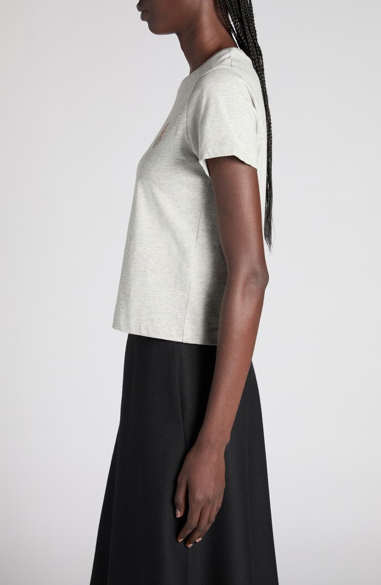 Moncler Logo Graphic T-Shirt, Alternate, color, Grey