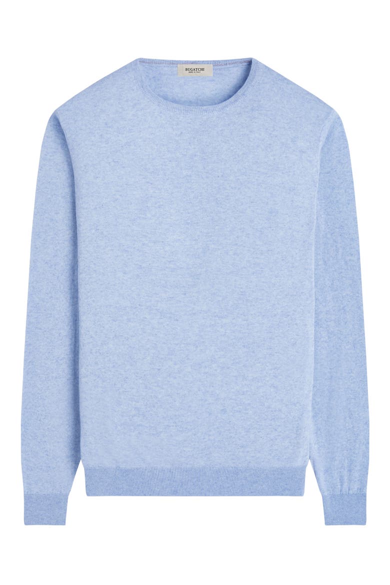 Cotton & Cashmere Crewneck Sweater, Alternate, color, RIVIERA