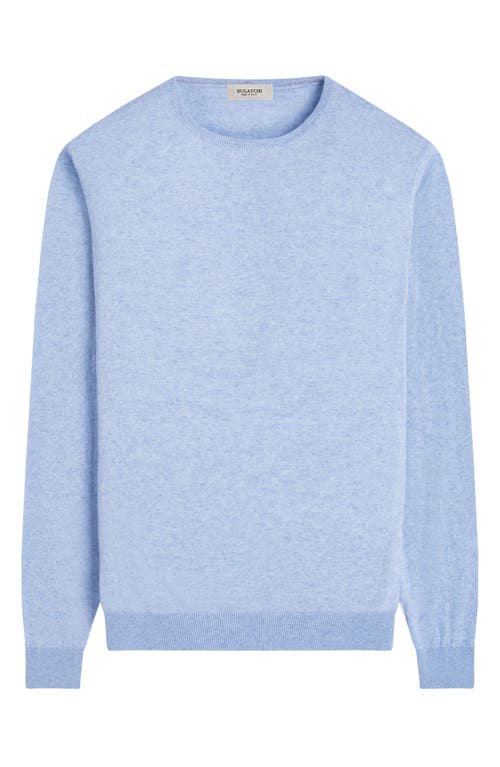 Bugatchi Cotton & Cashmere Crewneck Sweater In Riviera