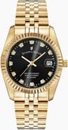Jacques du Manoir Jacques Du Manoir Inspiration - 36mm, Black Dial, Gold-Tone Ladies Watch