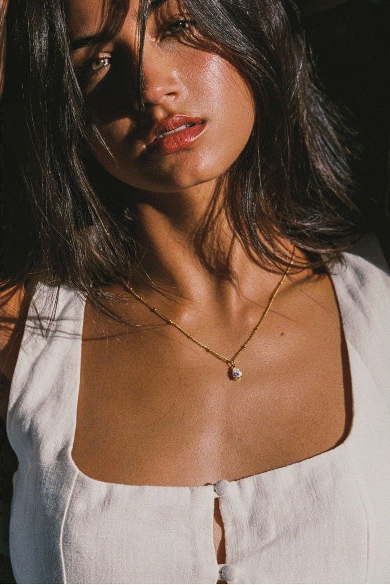 Astra Necklace, Alternate, color, Gold