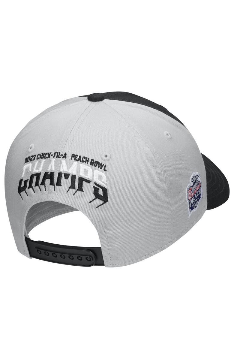 Nike Men's Nike  Black Ole Miss Rebels 2023 Peach Bowl Champions Locker Room Adjustable Hat, Alternate, color, 