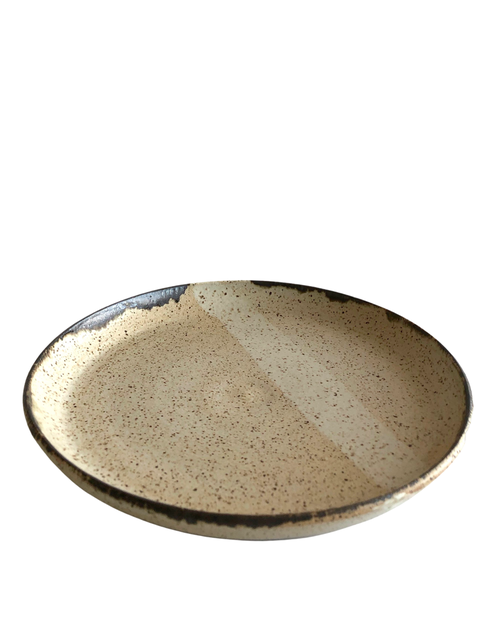 Gina Desantis Ceramics Leda Crater Vase In Black