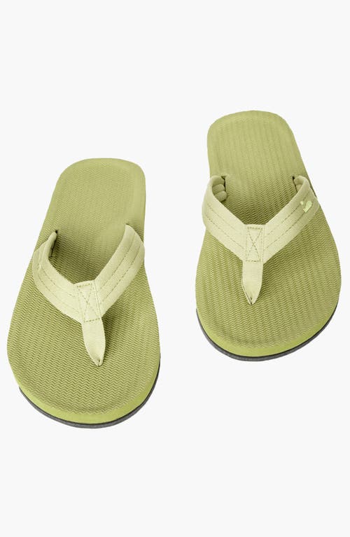 Indosole Responsibly-made Tire Sole Easy Living Flip Flops In Green