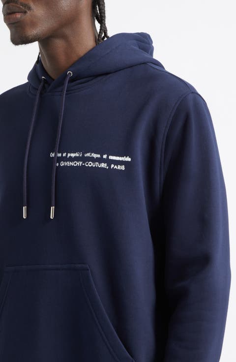 Couture Seam Regular Fit Cotton Fleece Hoodie