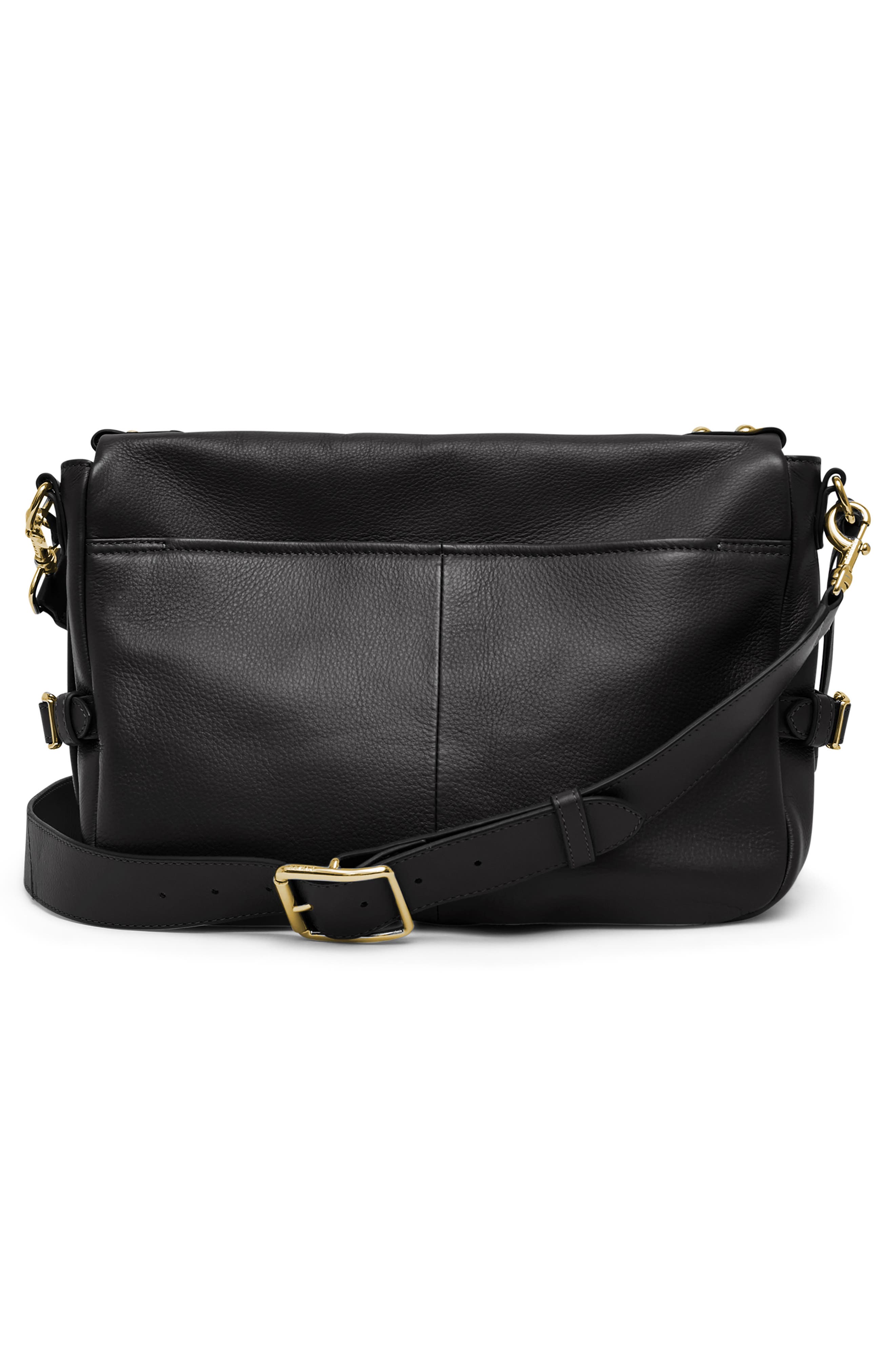 AIMEE Gramercy Messenger Bag, Alternate, color, Black
