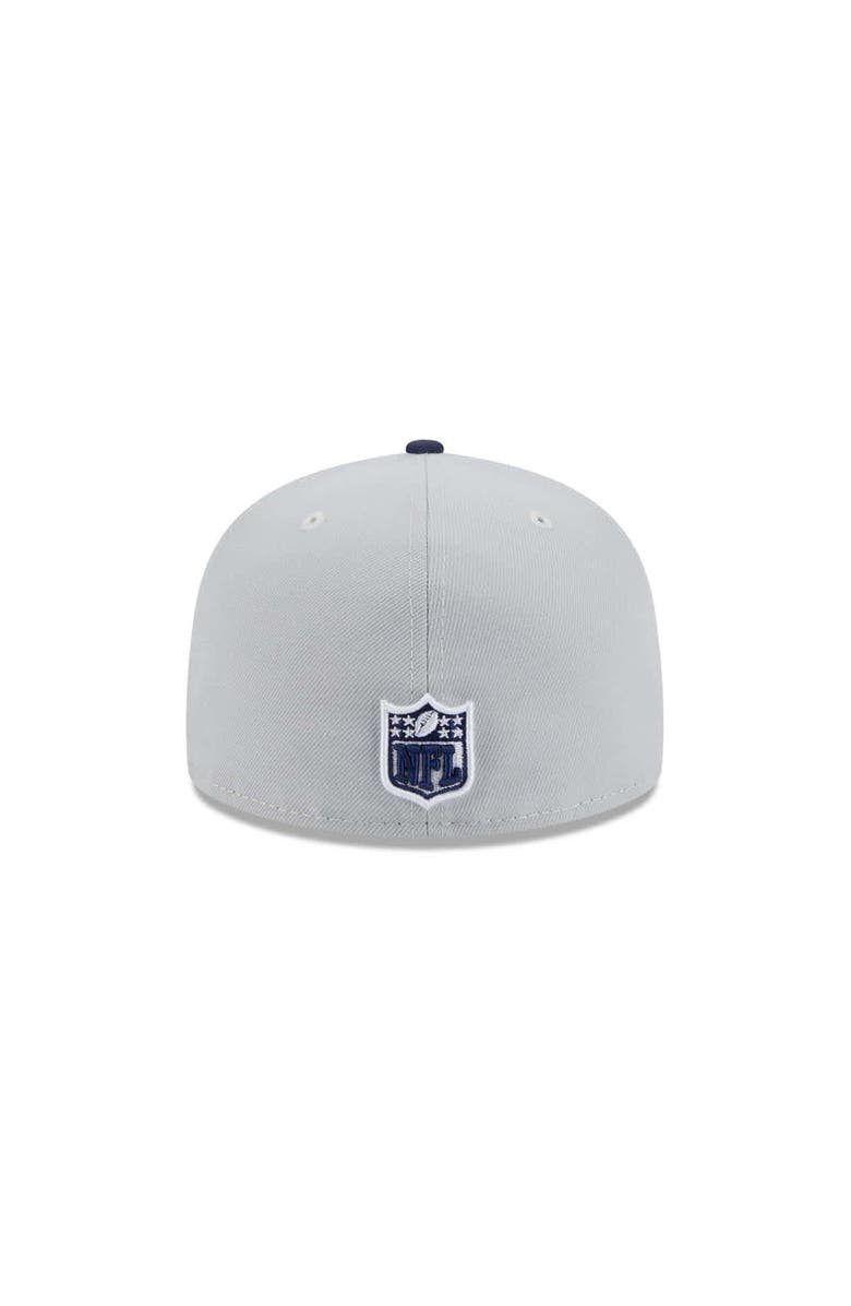 New Era Men's New Era Gray/Navy Dallas Cowboys Color Pack Two-Tone 59FIFTY Fitted Hat, Alternate, color, 