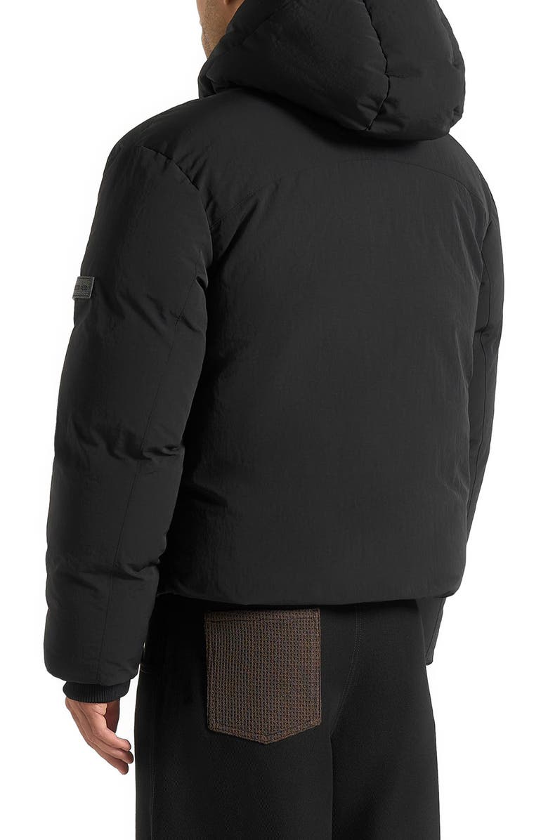 Manière De Voir Casey Unisex Minimal Raglan Puffer Jacket, Alternate, color, Black