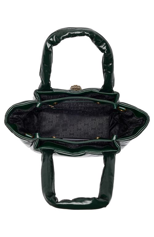 KURT GEIGER KURT GEIGER LONDON MEDIUM KENSINGTON PUFF EMBELLISHED TOP HANDLE SHOPPER
