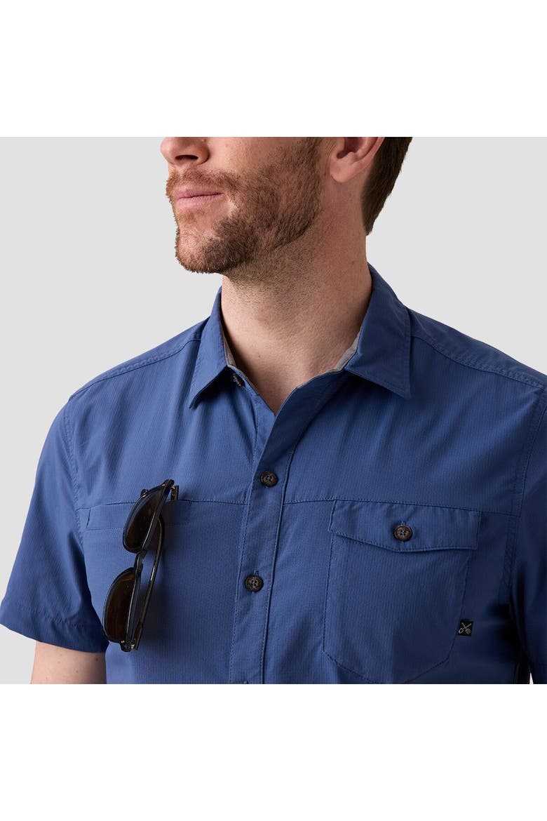 Switchback Short-Sleeve Shirt - Men's, Alternate, color, Blue
