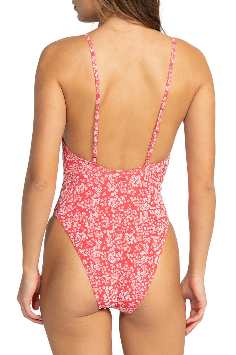 Margarita One-Piece Swimsuit, Alternate, color, HIBISCUS MARGARITA