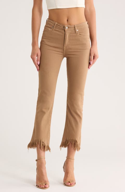 River High Waist Straight Leg Jeans