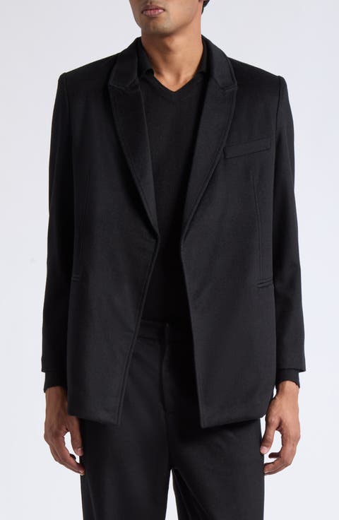 Wool and Cashmere Suit Blazer