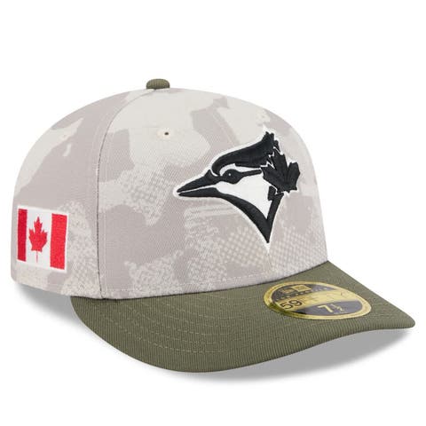 Men's New Era Light Beige/Olive Toronto Blue Jays 2025 Armed Forces Day Low Profile 59FIFTY Fitted Hat