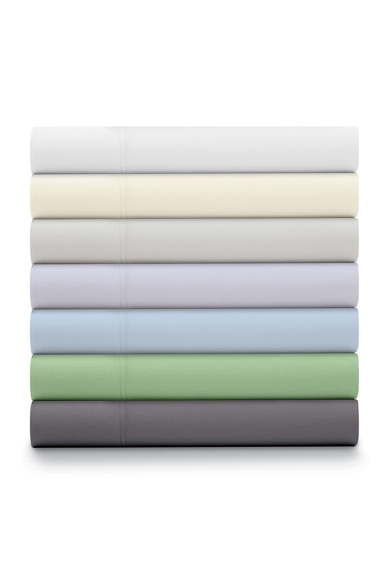 500 Thread Count Cotton Sateen 4-Piece Sheet Set, Alternate, color, WHITE