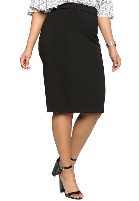 The Ultimate Stretch Pencil Skirt (Plus)