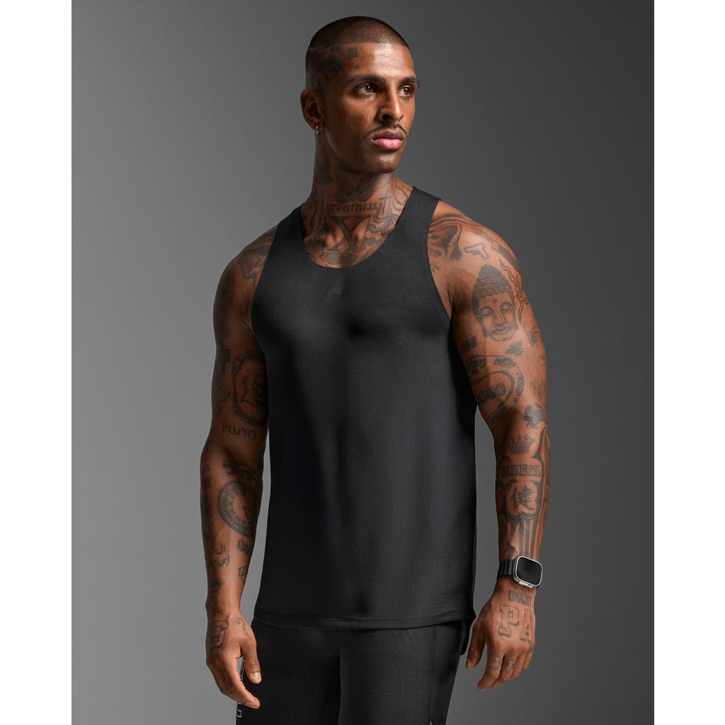 2xu Light Speed Tech Singlet In Black