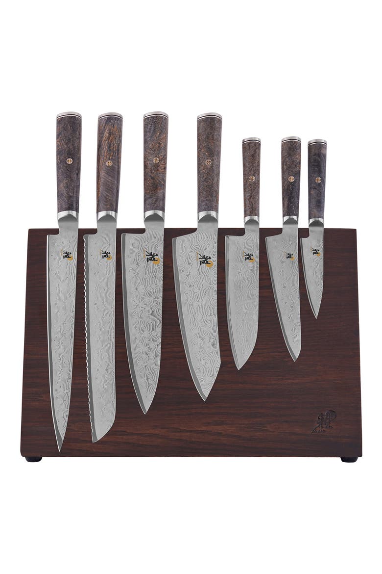 MCD6000 Artisan 10-Piece Knife Set, Main, color, STAINLESS STEEL