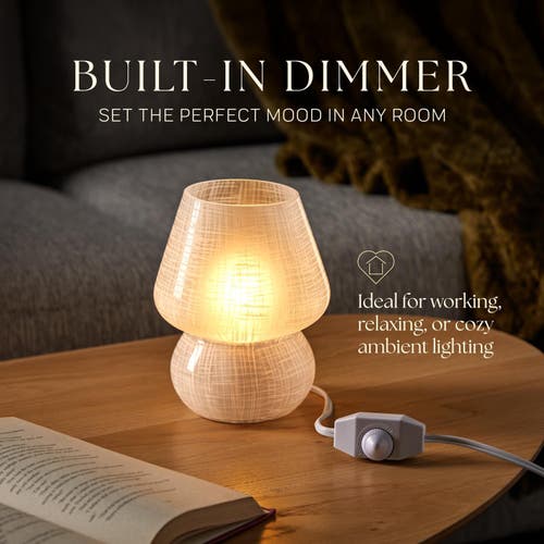 Next Glow Mushroom Led Lamp, Modern Dimmable E26 Socket