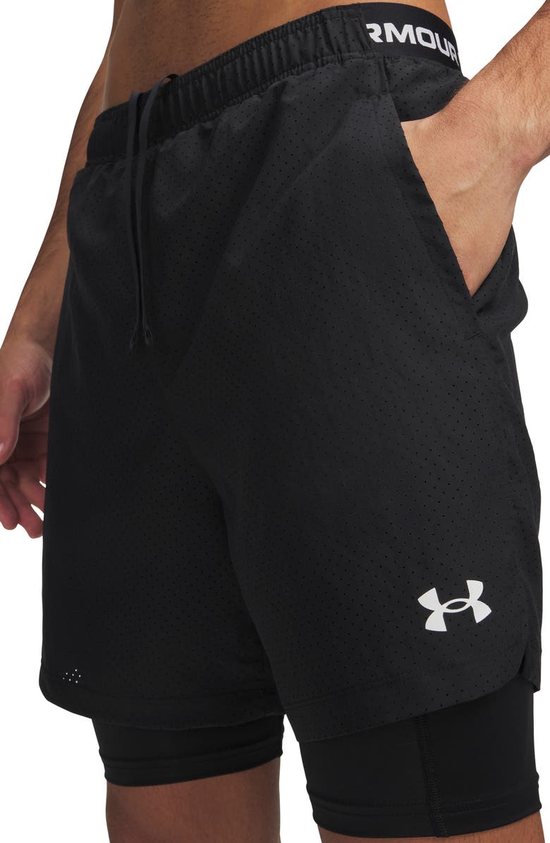 Under Armour UA Vanish Woven 2.0 2-in-1 Shorts, Alternate, color, Black