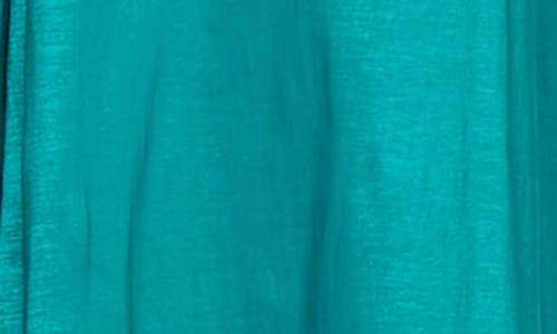 Alex Evenings Stretch Taffeta Cocktail Dress In Hot Teal