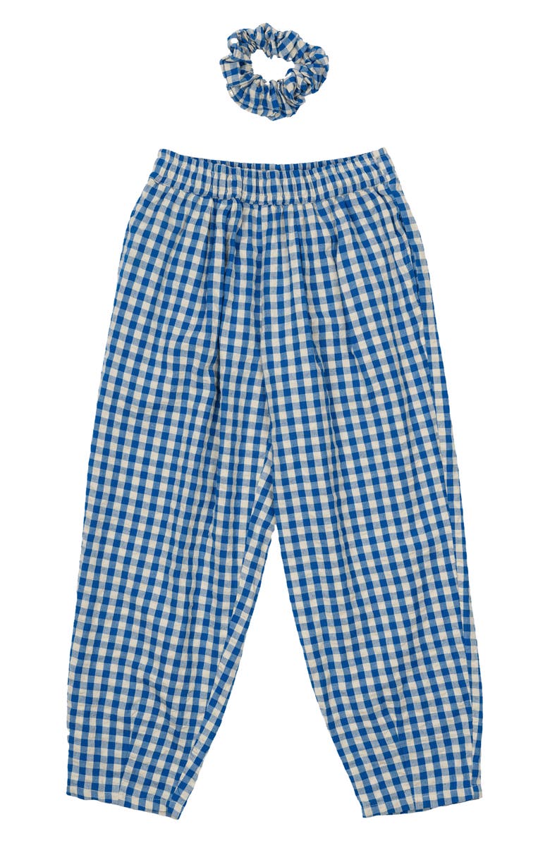 THE NEW Kids' Nally Carrot Gingham Pants & Scrunchie Set, Main, color, 