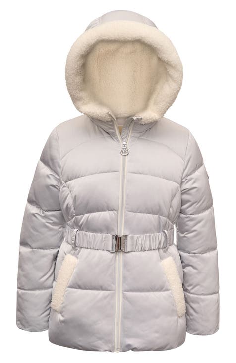 Kids' Stadium Belted Satin Puffer Jacket (Toddler & Little Kid)